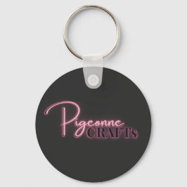 Pigeonne Crafts Logo– Sleutelhanger
