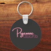 Pigeonne Crafts Logo– Sleutelhanger (Voorkant)