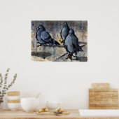 Pigeons #4 poster (Keuken)