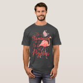 Pigeons Cool Exotic Bird Flamingo T-shirt (Voorkant volledig)