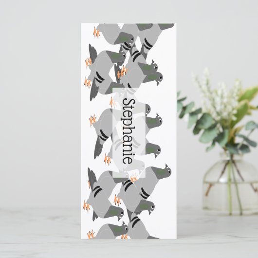 Pigeons Design Bladwijzer (Staand voorkant)