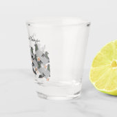 Pigeons Design Shot Glass Shot Glas (Rechts)