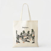 Pigeons Design Tote Bag (Voorkant)