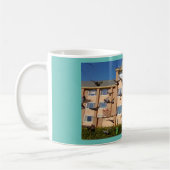 Pigeons die binnenkomen voor een Mok van de Koffie (Links)