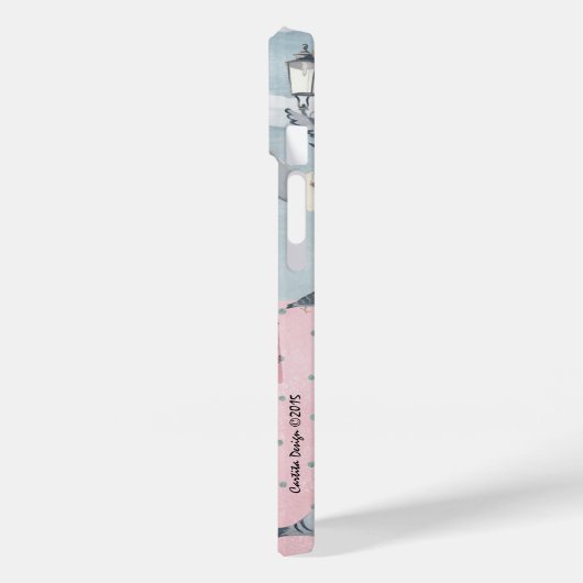 Pigeons Girl in Venetië | Iphone 7 plus Hoesje (Achterkant / Links)