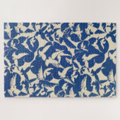 Pigeons in het witte en blauwe Rijksmuseum Amsterd Legpuzzel (Horizontaal)