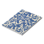 Pigeons in het witte en blauwe Rijksmuseum Amsterd Notitieblok (Linkerzijde)