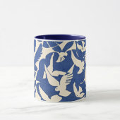 Pigeons in White and Blue Mok (Midden)