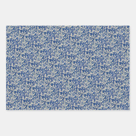 Pigeons in white and blue Rijksmuseum Amsterdam Inpakpapier Vel