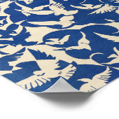 Pigeons in white and blue Rijksmuseum Amsterdam Poster (Hoek)