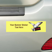Pigeons Mating: Censored! Bumpersticker (Op auto)
