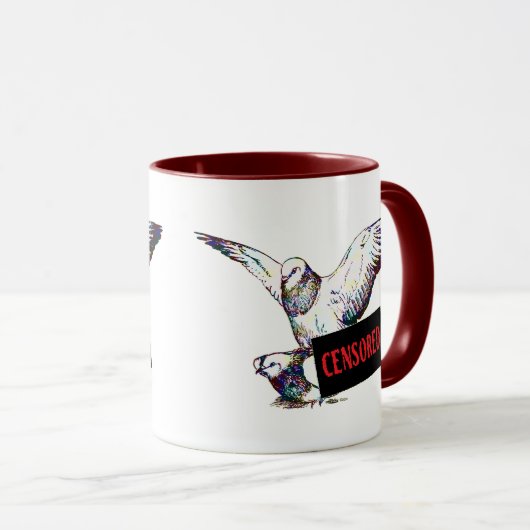 Pigeons Mating: Censored! Mok (Voorkant rechts)