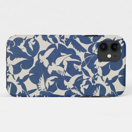 Pigeons Patroon Case-Mate iPhone Case (Achterkant (horizontaal))