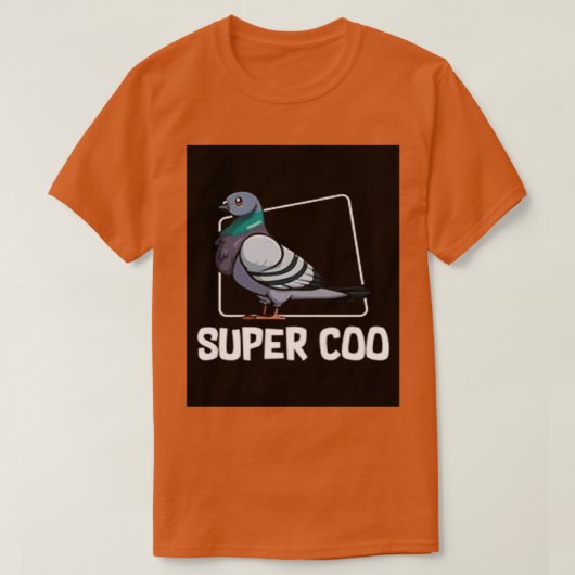 Pigeons Super Coo Pigeon T-shirt (Design voorkant)