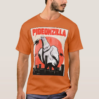 Pigeonzilla-duivenfluisterschenker T-shirt