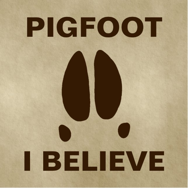 Pigfoot, geloof ik fotobeeldje magneet (Voorkant)
