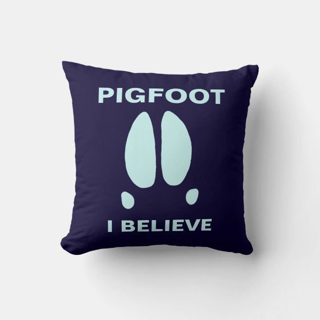 Pigfoot, geloof ik kussen (Voorkant)