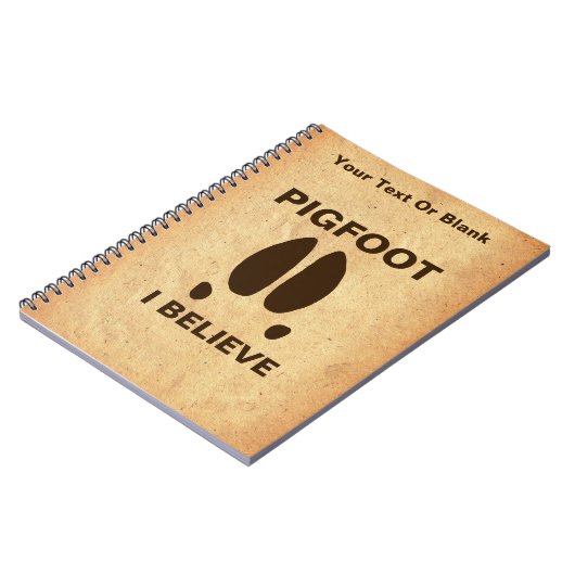 Pigfoot, geloof ik notitieboek (Linkerzijde)