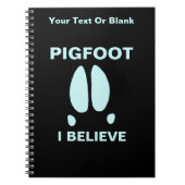 Pigfoot, geloof ik notitieboek (Voorkant)