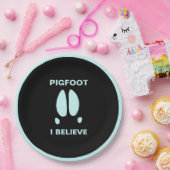 Pigfoot, geloof ik papieren bordje (Feest)