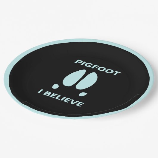 Pigfoot, geloof ik papieren bordje (Gekanteld)