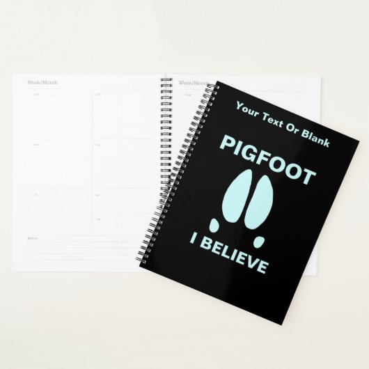 Pigfoot, geloof ik planner (Display)