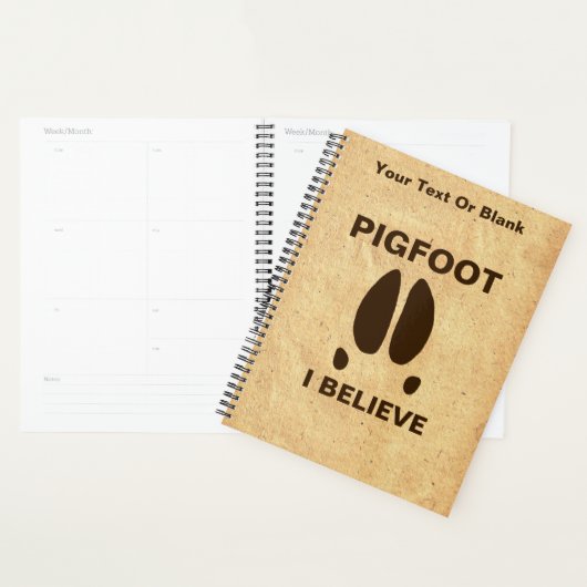 Pigfoot, geloof ik planner (Display)
