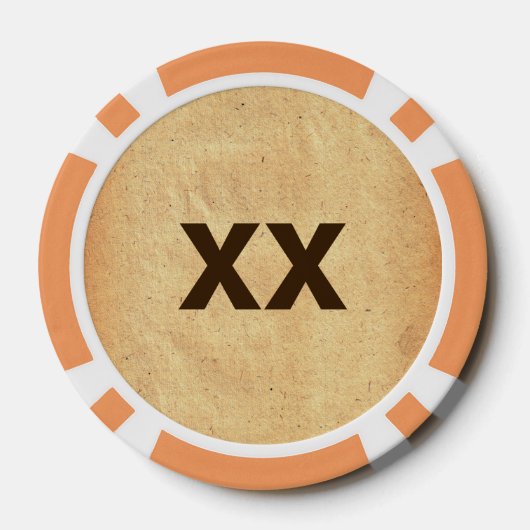 Pigfoot, geloof ik poker chips (Achterkant)