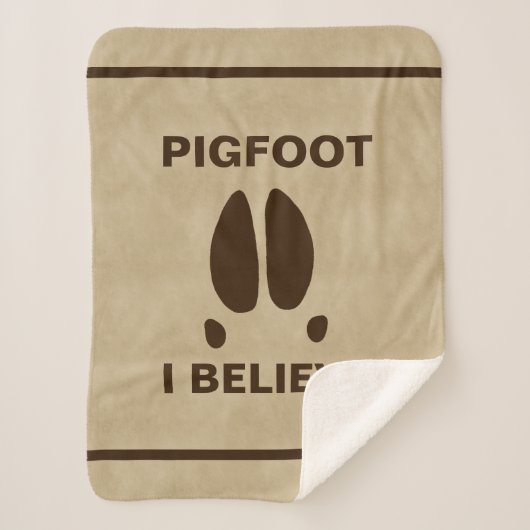 Pigfoot, geloof ik sherpa deken (Voorkant)