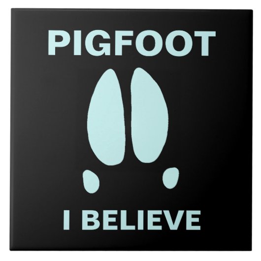 Pigfoot, geloof ik tegeltje (Voorkant)