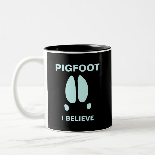 Pigfoot, geloof ik tweekleurige koffiemok (Links)