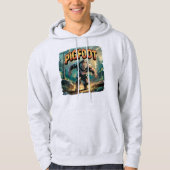 Pigfoot Illustration Combo Creature Funny Hoodie (Voorkant)