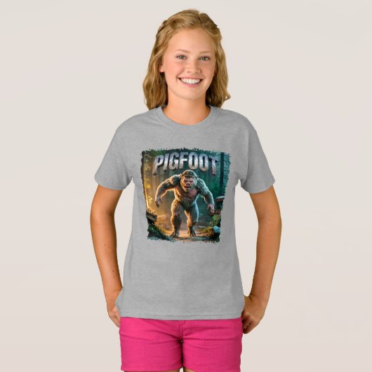 Pigfoot Photographic Combo Creature Grappig T-shirt (Voorkant volledig)
