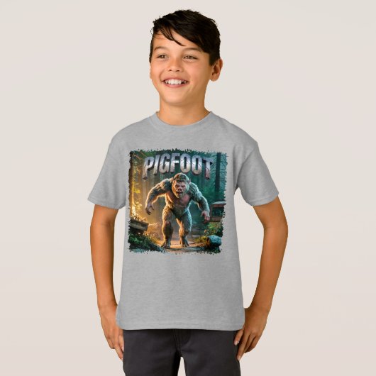Pigfoot Photographic Combo Creature Grappig T-shirt (Voorkant volledig)