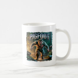 Pigfoot Photographic – Pig Bigfoot Funny Scary Koffiemok