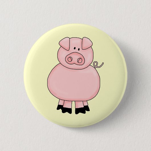 Piggie Ronde Button 5,7 Cm (Voorkant)