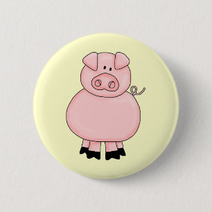Piggie Ronde Button 5,7 Cm