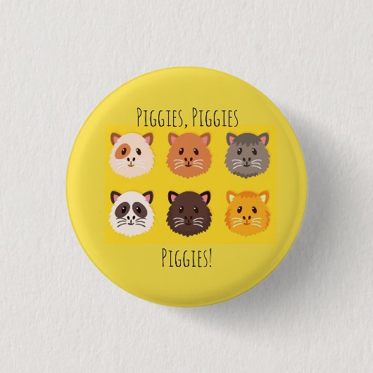 Piggies, Piggies, Piggies! Ronde Button 3,2 Cm (Voorkant)
