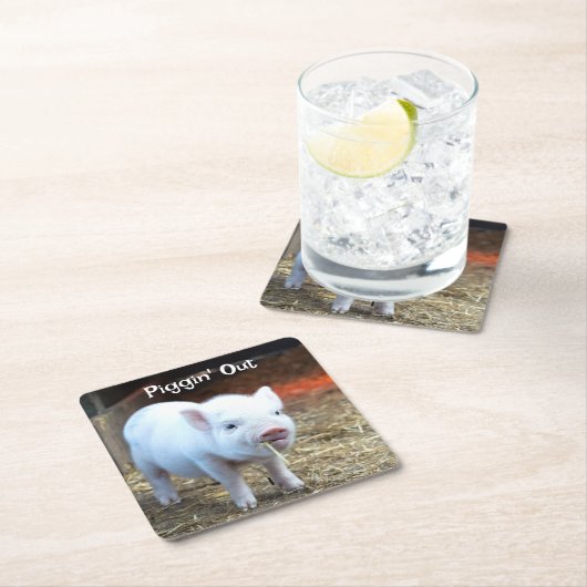 Piggin' Out Boerderij Life Kartonnen Onderzetters (Insitu)