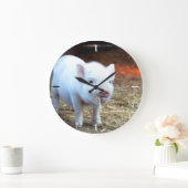 Piggin' Out Boerderij Life Wall Clock Grote Klok (Huis)