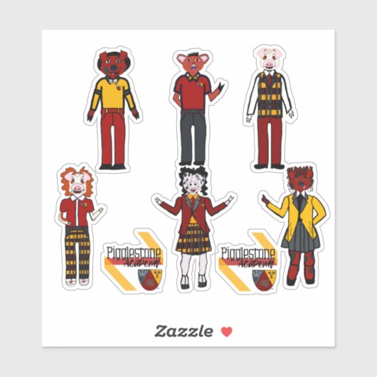 Pigglestone Academy Class Stickers (Vel)