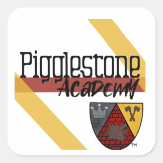 Pigglestone Academy Coat of Arms Vierkante Sticker