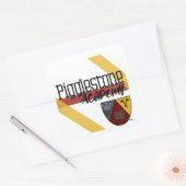 Pigglestone Academy Coat of Arms Vierkante Sticker (Envelop)