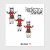 Pigglestone Academy Klasse Varken 6 Sticker (Vel)