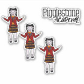 Pigglestone Academy Klasse Varken 6 Sticker (Voorkant)
