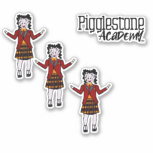 Pigglestone Academy Klasse Varken 6 Sticker