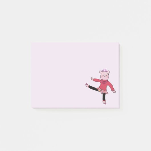 Piggly Wiggle Ballerina Post-it® notes (Voorkant)
