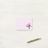 Piggly Wiggle Ballerina Post-it® notes (Op bureau)