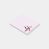 Piggly Wiggle Ballerina Post-it® notes (Schuin)
