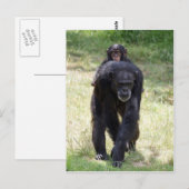 Piggy Back Mum Briefkaart (Voorkant / Achterkant)